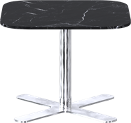 Stainless Plus Side Table Round